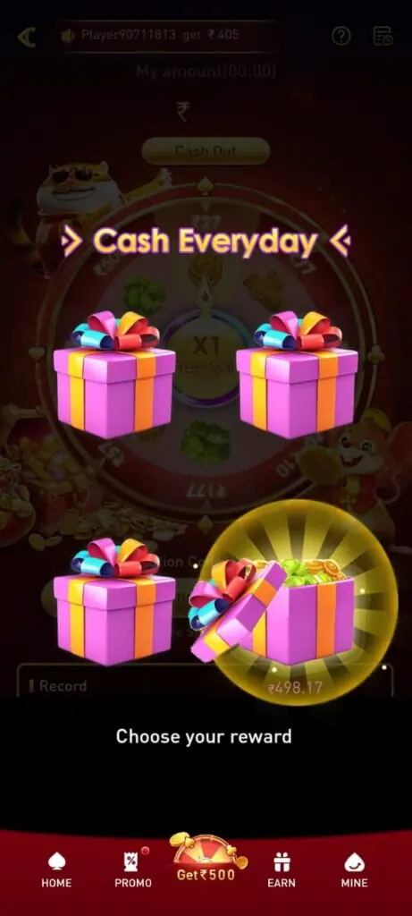 HU777 Game APK download app interface for login and rewards
